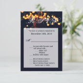 3.5x5 R.S.V.P.カードオークツリー文字列ライトナイトライト 招待状 (スタンド正面)