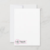 3.5x5 R.S.V.P.カードカウボーイブーツBarn Wood 素朴 招待状 (裏面)