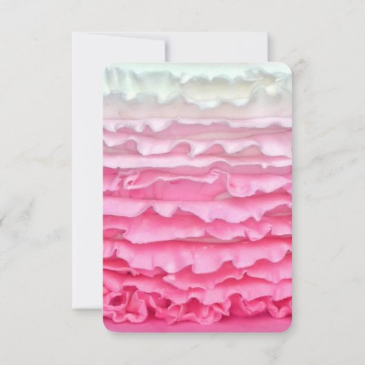 3.5x5 R.S.V.P.カードグラデーションつや消しピンクストライプCak 招待状 (裏面)