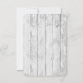 3.5x5 R.S.V.P.カードバーラップMr.とMrs.バナー 招待状 (裏面)