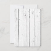 3.5x5 R.S.V.P.カードメイスンジャー文字列ライトウッド 招待状 (裏面)