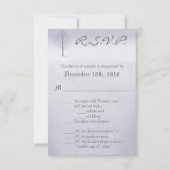 3.5x5 R.S.V.P.カード冬ワンダーランドツリーズスノー 招待状 (正面)