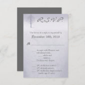 3.5x5 R.S.V.P.カード冬ワンダーランドツリーズスノー 招待状 (正面/裏面)