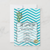 3.5x5 R.S.V.P.カードBoho Cacti Cactus Succulent Bo 招待状 (正面)