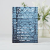 3.5x5 R.S.V.P.カードTinパネ素朴ル天井数 招待状 (スタンド正面)