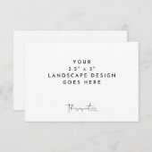 3.5x5" RSVP 返信はがき印刷テンプレート (正面/裏面)