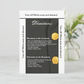 3.5x6方向カードの陸軍服の緑の制服 招待状 (スタンド正面)