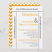 3.5x6方向カードイエローGreシボロ 招待状 (正面/裏面)