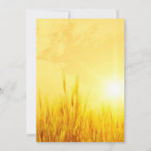 3.5x6方向カードカントリー干し夕日 招待状 (裏面)