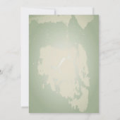 3.5x6方向カードダック狩り素朴 招待状 (裏面)