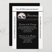 3.5x6方向カードハンタームーンディアバックドードー 招待状 (正面/裏面)