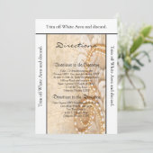 3.5x6方向カードパール&レース 招待状 (スタンド正面)