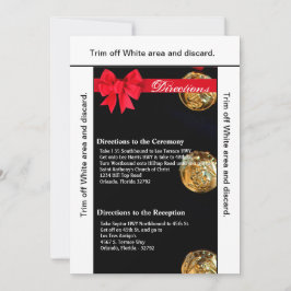 3.5x6方向カードマリンドレスブルースユニフォーム 招待状