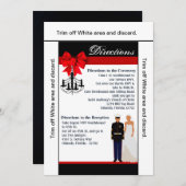 3.5x6方向カードマリンヒスパニックユニフォームグルーオ 招待状 (正面/裏面)