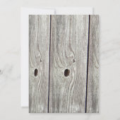 3.5x6方向カードメイソン瓶とワイルドフラワー 招待状 (裏面)