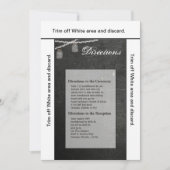 3.5x6方向カードメイソンjarストリングライト 招待状 (正面)