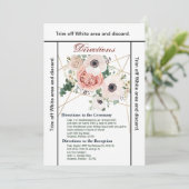 3.5x6方向カード幾何学園バラAnemon 招待状 (スタンド正面)