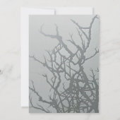 3.5x7披露宴カードすりガラス割れ鏡 招待状 (裏面)