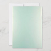 3.5x7披露宴カードすりガラス鏡 モダン 招待状 (裏面)