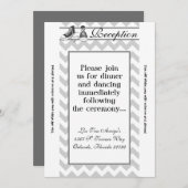 3.5x7披露宴カードティーンエイジスニーカーChevron 招待状 (正面/裏面)