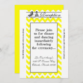 3.5x7披露宴カードティーンエイジスニーカーChevron 招待状 (正面/裏面)