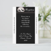 3.5x7披露宴カードハンタームーンディアバックドードー 招待状 (スタンド正面)