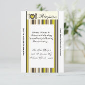 3.5x7披露宴カード中国プレートシルバーウェアプレイス 招待状 (スタンド正面)