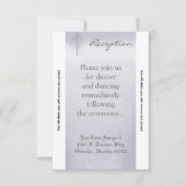 3.5x7披露宴カード冬ワンダーランドツリーズスノー 招待状 (正面)