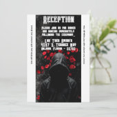 3.5x7披露宴カード搭載Adeline Zade Meadows 招待状 (スタンド正面)