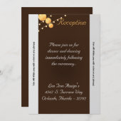 3.5x7披露宴カード紙ランタンブロ 招待状 (正面/裏面)