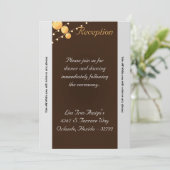 3.5x7披露宴カード紙ランタンブロ 招待状 (スタンド正面)