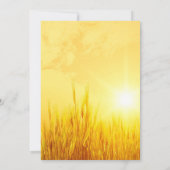 3.5x7 受付カード カントリー ハイ サンセット 招待状 (裏面)