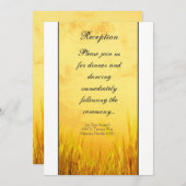 3.5x7 受付カード カントリー ハイ サンセット 招待状 (正面/裏面)