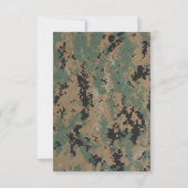 3.5x7 受付カード マリーン デジタルプリント 招待状 (裏面)