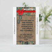 3.5x7 受付カード マリーン デジタルプリント 招待状 (スタンド正面)