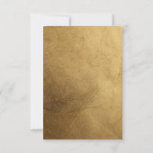 3.5x7 受付カード モダンストライプ ブラックホワイト コン 招待状 (裏面)