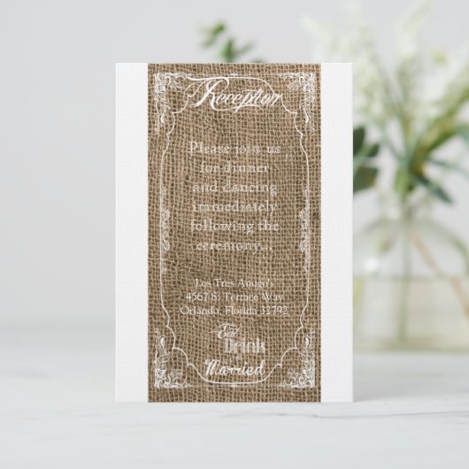 3.5x7 受付カード 結婚しよう ラフな感じ 招待状 (スタンド正面)