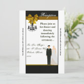 3.5x7 受付カード 軍事ユニフォーム 新婦 売却済み 招待状 (スタンド正面)