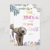 3:6すべてのハートとエホバを信頼する (正面/裏面)