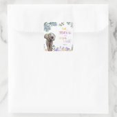 3:6すべてのハートとエホバを信頼する スクエアシール (バッグ)