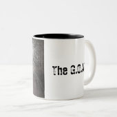 3、6の9つの陰謀ニコラ・テスラ"ヤギ" ツートーンマグカップ (正面右)