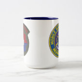 3/60th歩兵(Riverine)第9部のマグ ツートーンマグカップ (中央)