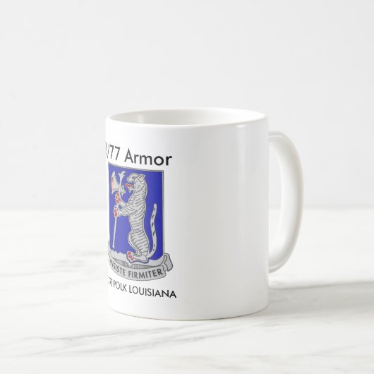 3/77の装甲城砦のポークルイジアナのコーヒーカップ コーヒーマグカップ (正面右)