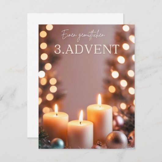 3. Advent シーズンカード (正面/裏面)