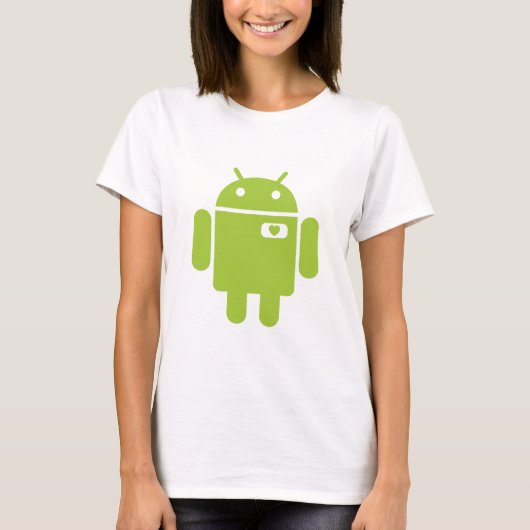 <3 Android Tシャツ (正面)