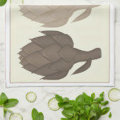 3 Artichokes Kitchen Towel キッチンタオル (折り畳み)