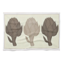3 Artichokes Kitchen Towel
