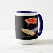 3 Asian Arowanas マグカップ (正面右)