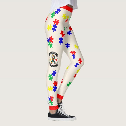 # 3 Autism Awareness  - Leggings レギンス (右)