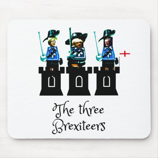 3 Brexiteers マウスパッド (正面)